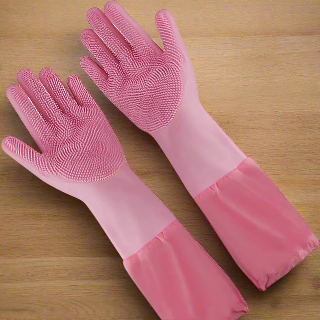 Gant de Toilettage - GroomGlove™ - Rose