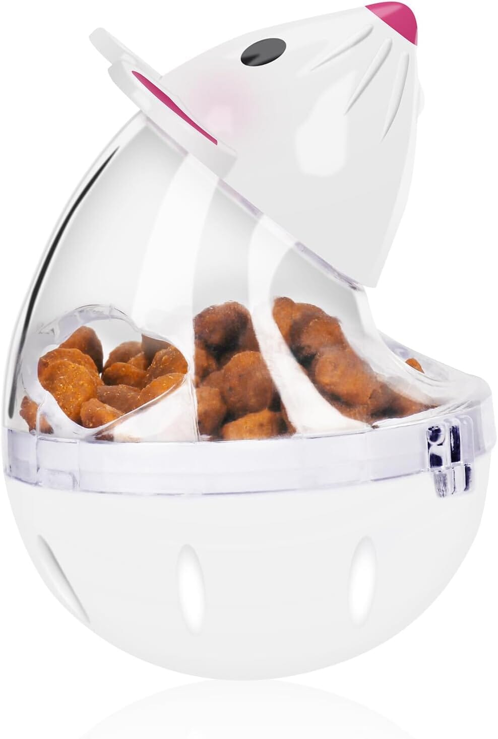 Jouet Interactif pour Chien - FeedBall™ - Souris Blanche