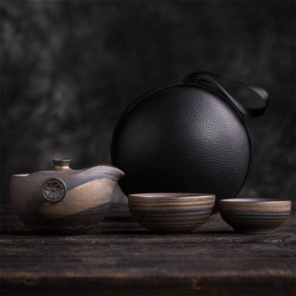 Théière Japonaise - RetroGlazeTeaSet™