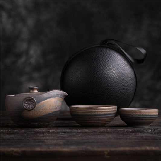 Théière Japonaise - RetroGlazeTeaSet™