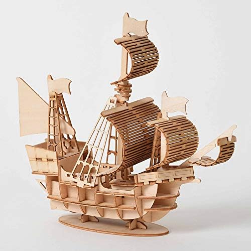 Puzzle 3D en Bois - WoodGenius™ - Bateau