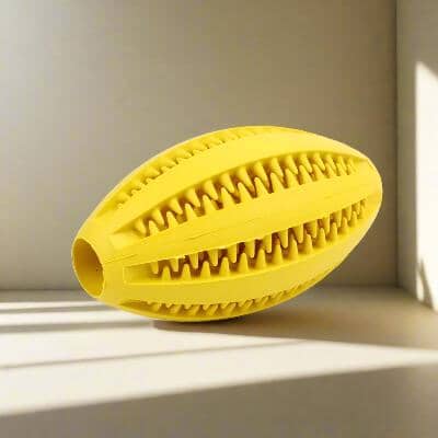 Jouet Interactif pour Chien - ChewBounceBall™ - Jaune