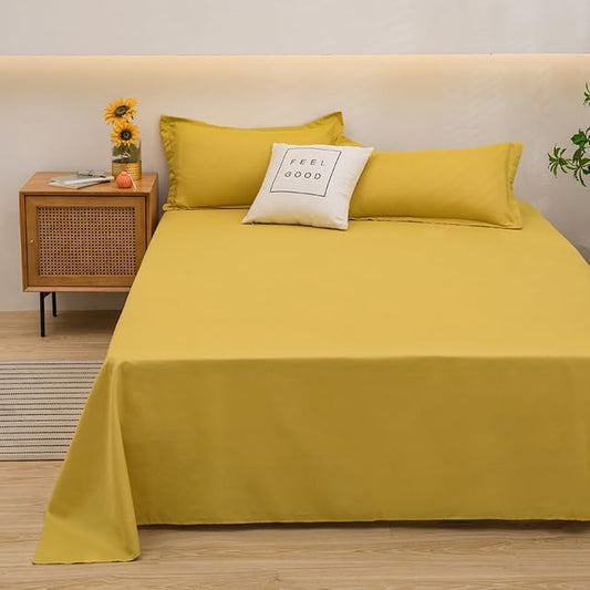 Drap Housse - LinoSoftSheet™ - Jaune