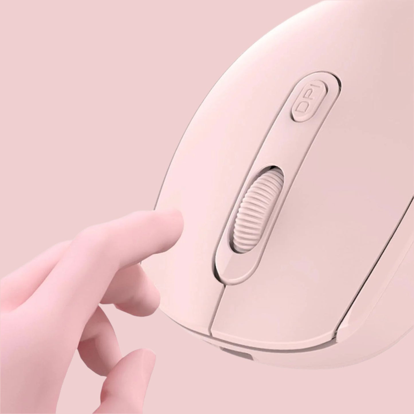 Souris Ergonomique Sans Fil - ErgoSilent™ - Rose