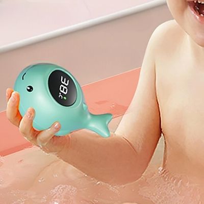 Thermomètre bain bébé - BabyBathTempMeter™ - Dauphin vert