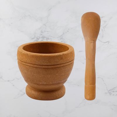 Mortier cuisine - ResinMortar&Pestle™ - Marron clair