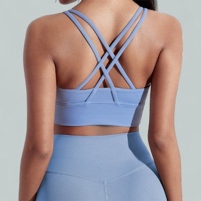 Combinaison Sport Femme - WomenFitnessSet™ - Gris Bleu