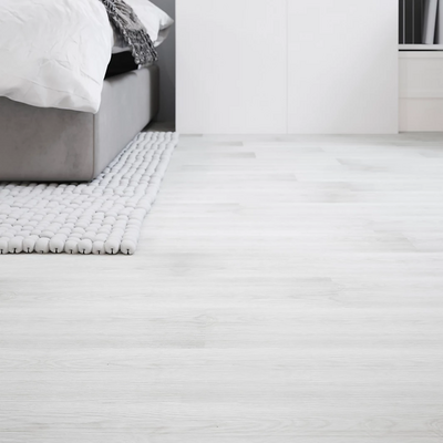 Sol PVC Dalles Adhésives - FloorStickers™ - Blanc Cérusé