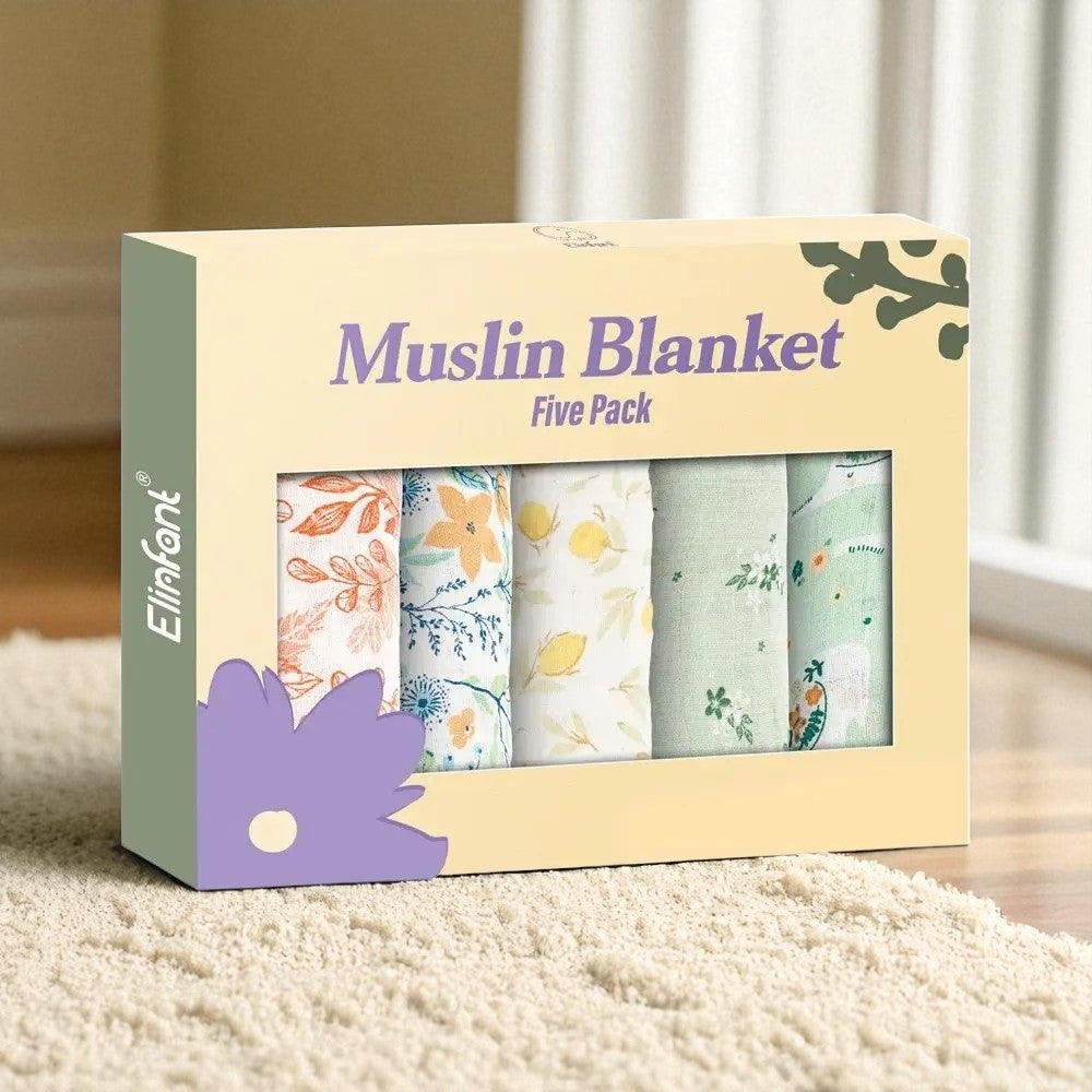 Bavoir Bébé - BambooSnugSet™ - Fleurs