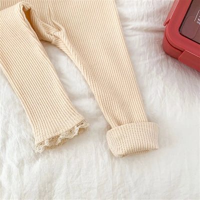 Pantalon dentelle - LaceBloom™ - Beige