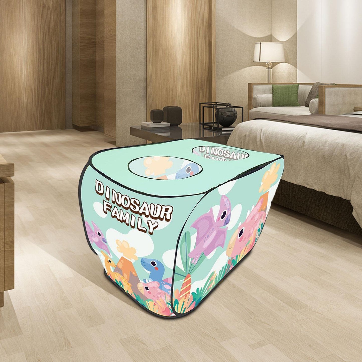 Tente de Jeu Enfant - TenteMagik™ - Tente Dinosore Vert Eau