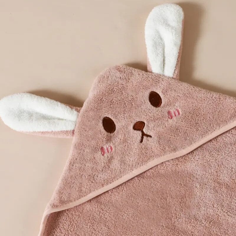 Serviette de Bain Bébé - SnugTowel™ - Lapin