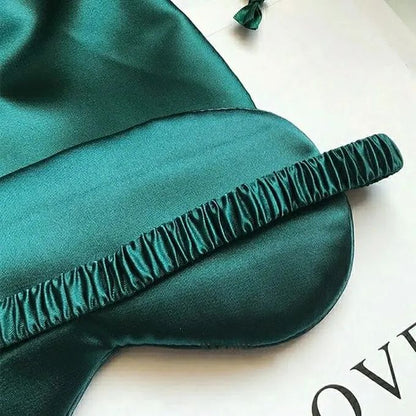 Masque de Sommeil - SilkDreamer™ - Vert
