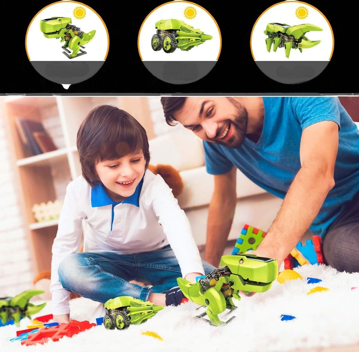 Jouet Robot - RoboLab™ - 3 en 1 Dinosaure