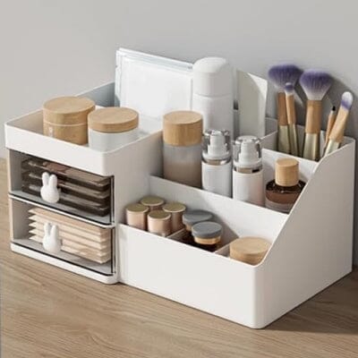 Rangement Maquillage - CosmeticStorageBox™ - Blanc