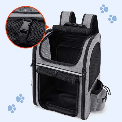 Sac transport chien - DogShoulderedBag™ - Gris