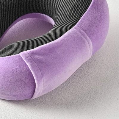 Oreiller ergonomique cervical - MemoryFoamNeckPillow™ - Mauve