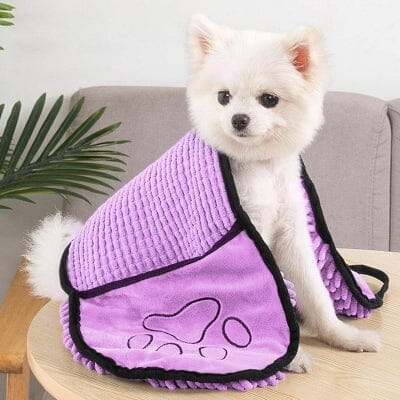 Peignoir pour Chien - SoftDogTowel™ - Rose