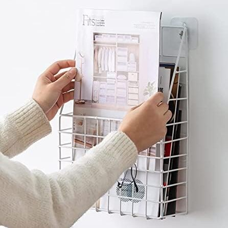 Porte Revue Mural - WallWireRack™ - Blanc