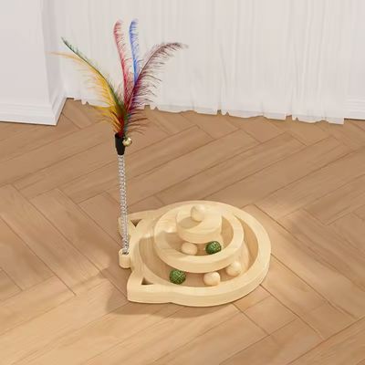 Jouet en Bois - SpinningCatToy™ - Chat