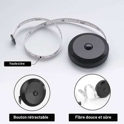 Mètre Ruban - TapeMini™ - Noir & Blanc