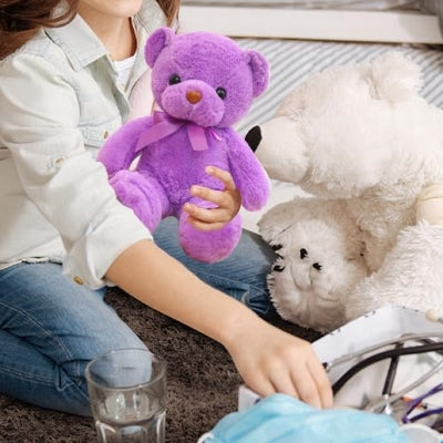 Ours En Peluche - CuteTeddyBearPlush™ - Mauve
