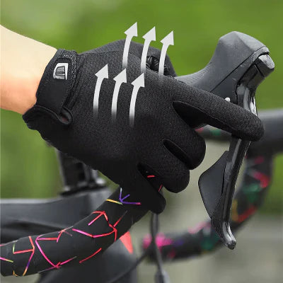 Gants Vélo - Anti-SlipCyclingGloves™ - Noir