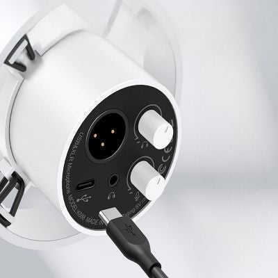Microphone usb - DynamicMicrophone™ - Blanc