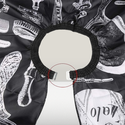 Cap Coiffure - WaterproofHairCuttingCape™ - Noir