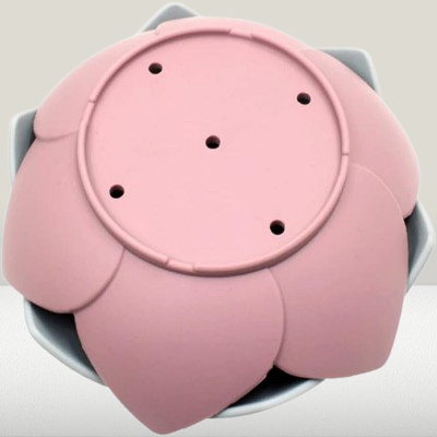 Porte savon douche - SoapBoxLotus™ - Rose