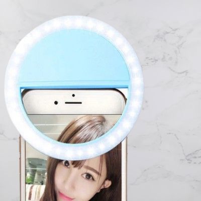 Anneau selfie lumineux - SelfieRingLight™ - Bleu