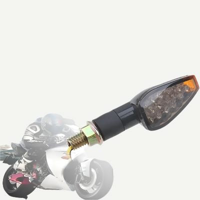 Clignotant Moto Led - RideBright™ - Noir