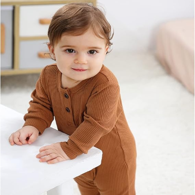 Barboteuse - UnisexRompers™ - Marron