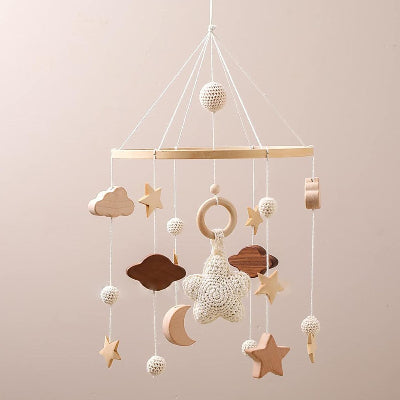 MOBILE LIT BEBE - RainbowDream™ - Etoile Blanche