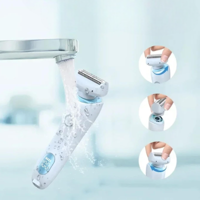 RASOIR ELECTRIQUE - BodySilk™ - Bleu