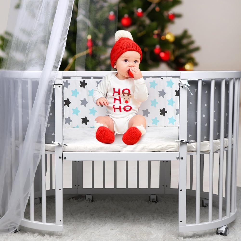 Tour de Lit - CotonBump™ - Bleu Gris