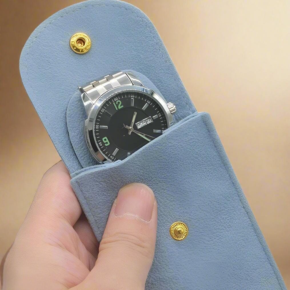 Pochette De Voyage - WatchProtectionPouch™ - Bleu Ciel
