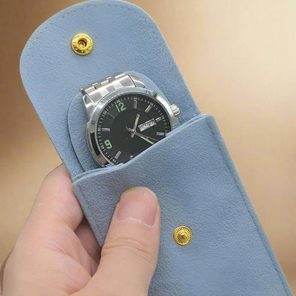 Pochette De Voyage - WatchProtectionPouch™ - Bleu Ciel