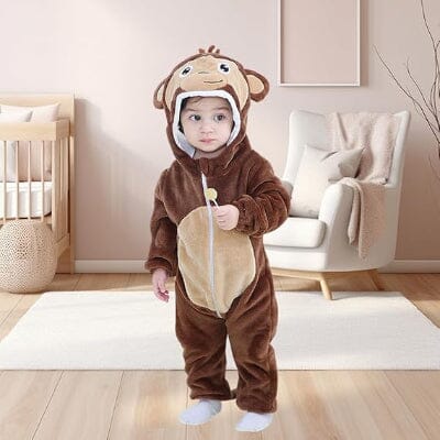 Pyjama Bebe - FluffyToddler™ - Singe
