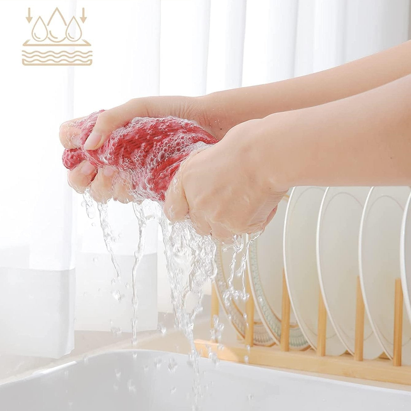 Torchon de Cuisine - CottonClean™ - Rouge