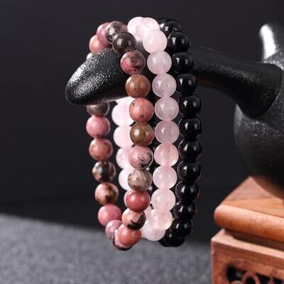 CrystalBracelets™ - Rose Noir