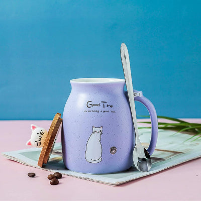 Tasse à Thé - PurrfectSip™ - Mauve
