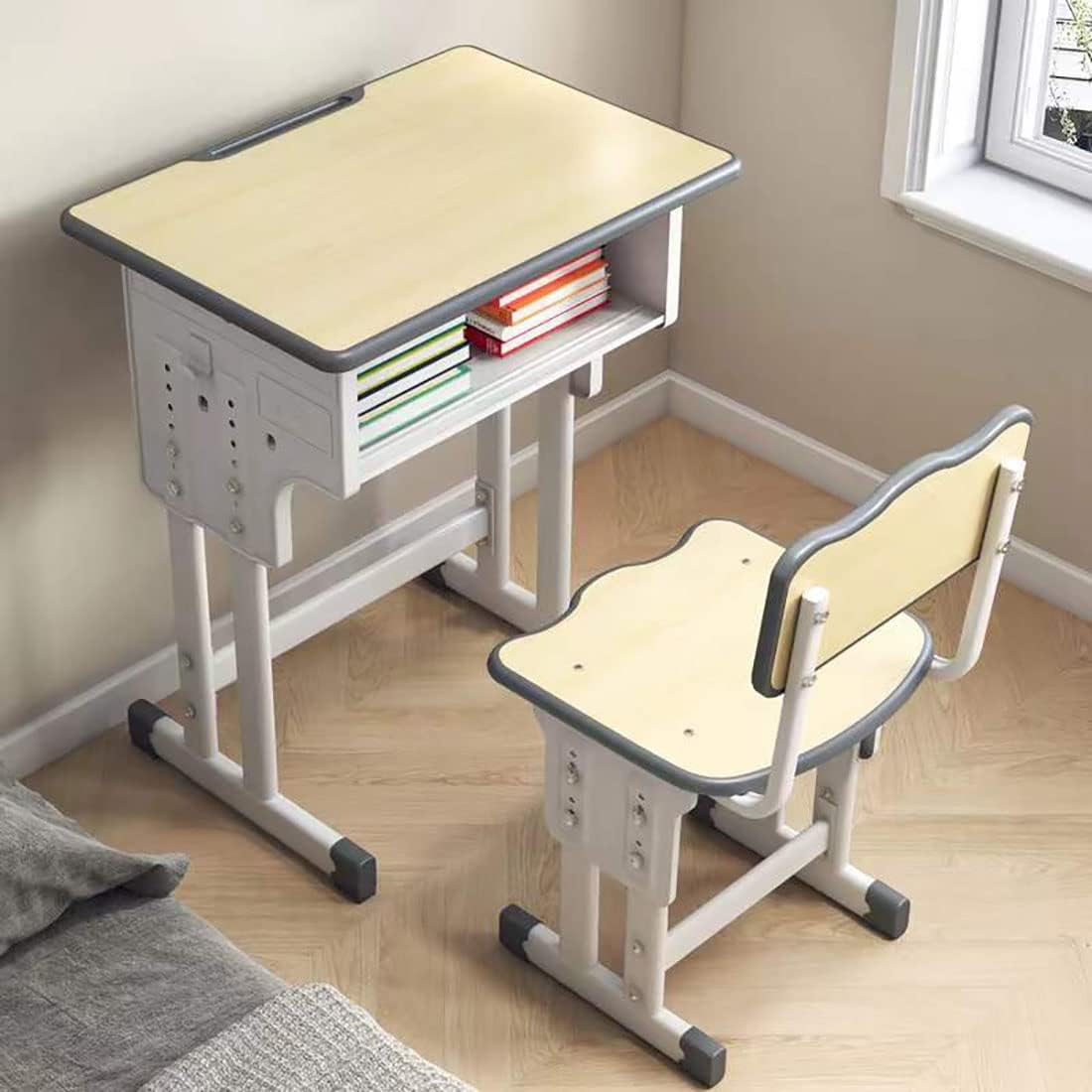 Bureau pour Enfant - GrowStudySet™ - Classique Beige
