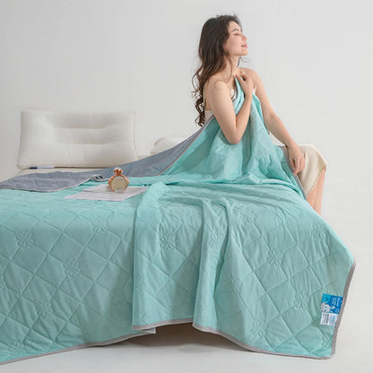 Couette d'Été - ChillBreezeComforter™ - Vert d'Eau