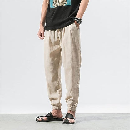 Pantalon en Lin Homme - ModestFlow™ - Beige