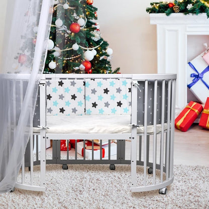 Tour de Lit - CotonBump™ - Bleu Gris