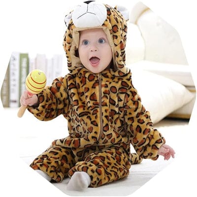 Pyjama Bebe - FluffyToddler™ - Léopard