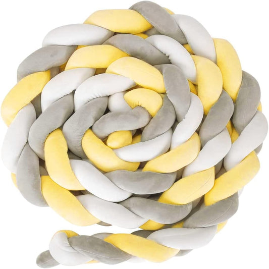 Tresse de Lit - WrapNest™ - Blanc Jaune Gris