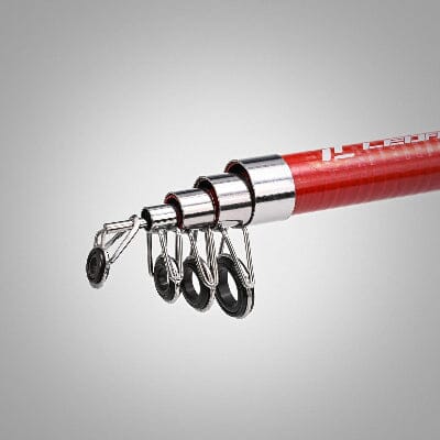 Canne a Pêche - CarboFishPro™ - Rouge
