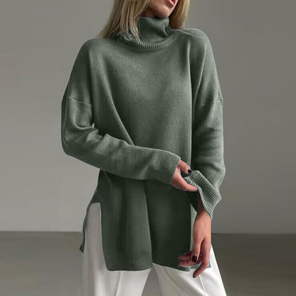 Pull - CozyTurtleneck™ - Vert Olive